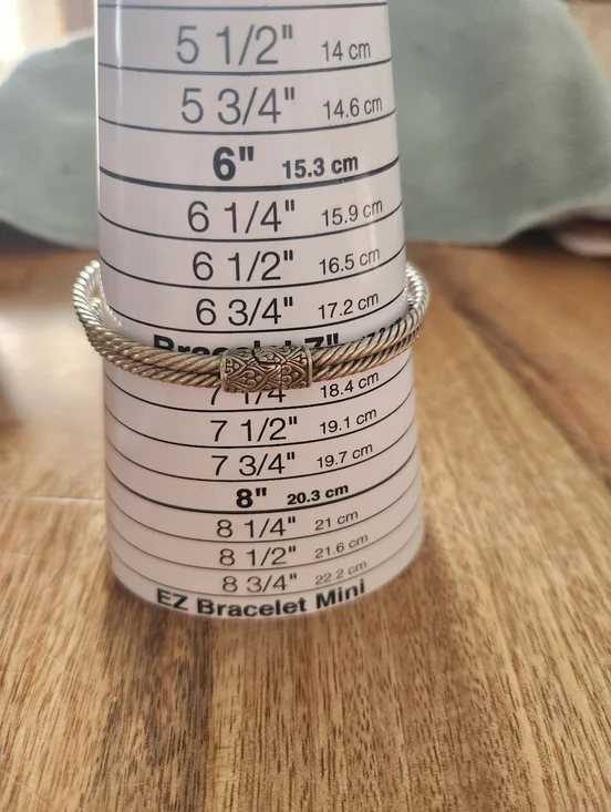 Sarda Sterling Clamper Bracelet - Picture 8 of 8